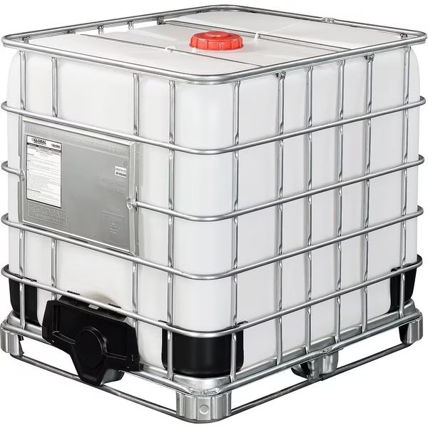 IBC Container 275 Gallon UN approved w/ Composite Metal Pallet Base, Global Industrial, Mfr#: 493531